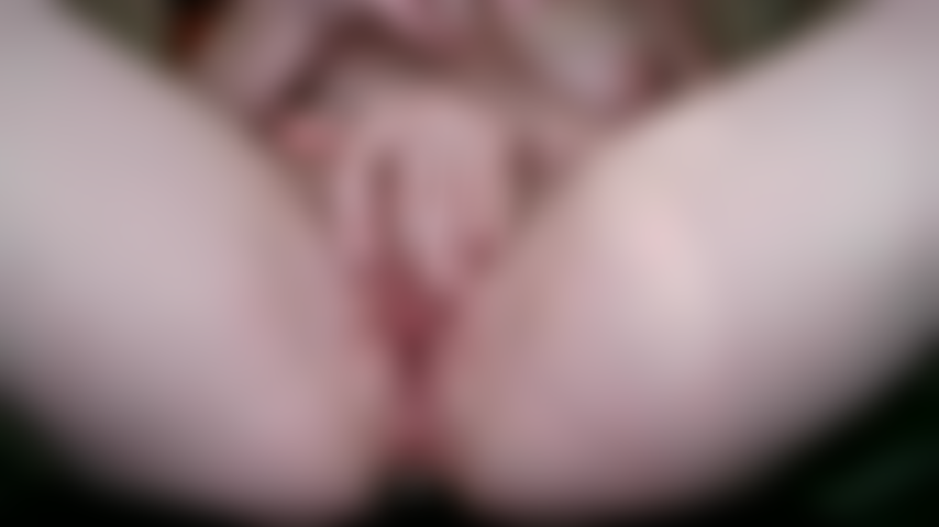 Close up with buttplug while fingering wet pussy