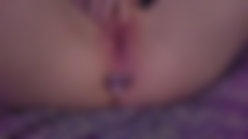 Close up with butt plug