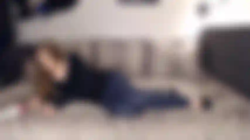 Mistress paints nails like you're not there, then flips you off!