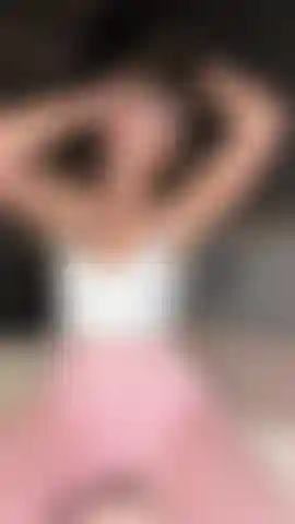 Teasing in my pink gym leggings stripping to my perky tits.