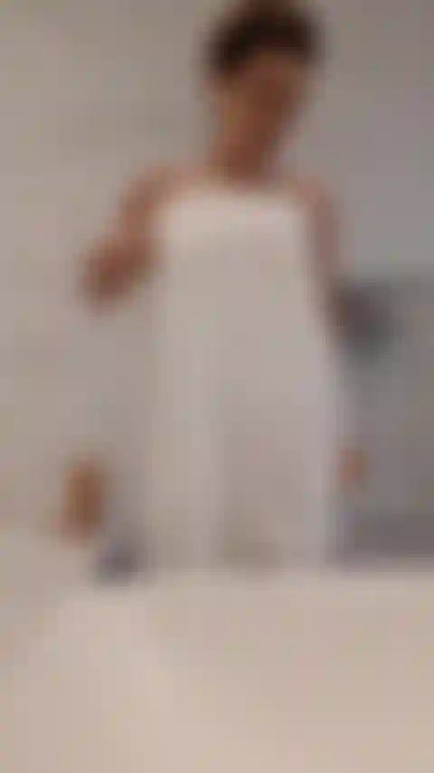 Drying and dressing into gym clothes