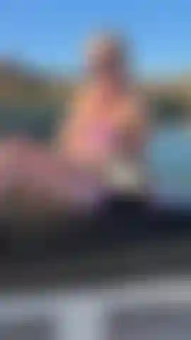 Smoking a cigarette on the boat