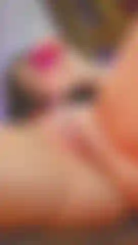 Pussy play with transparent dildo