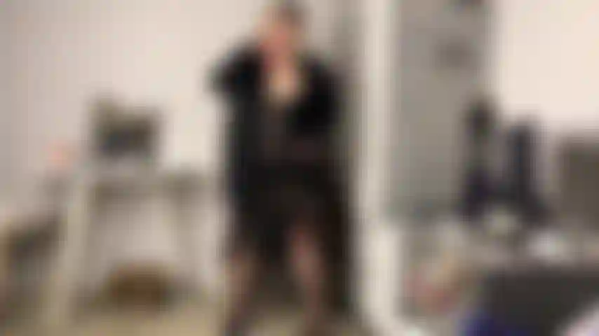 Nylon stockings tease!