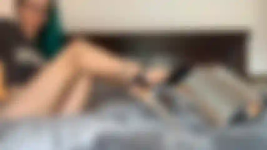 You love gooning while worshiping my perfection! Staring at me laying back on my bed, wearing my black panties, crop top and my shiny 9 inch high heels! I tease and encourage your gooning