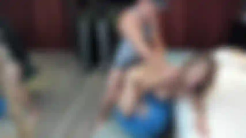 Getting Slammed on a Workout ball! DOGGIE STYLE! While looking at cock on cam2cam!