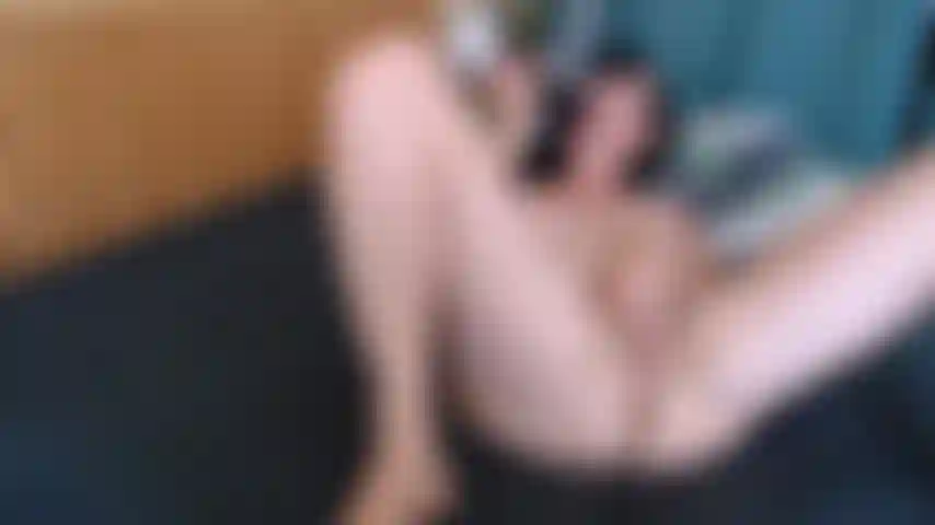 Fucking my hairy pink pussy with a big black dildo