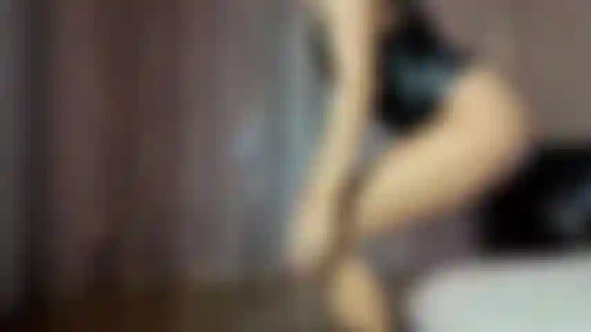 40. Sexy pole dance in half leather bodysuit and stripper heels