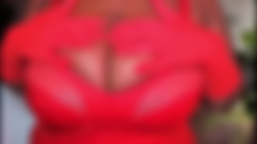 Red Lingerie and Red Golves Handbra Tease! (plus some nipples!)