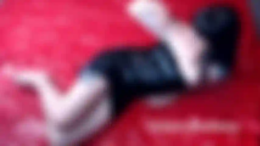 Latex Rub-down with pussy play.