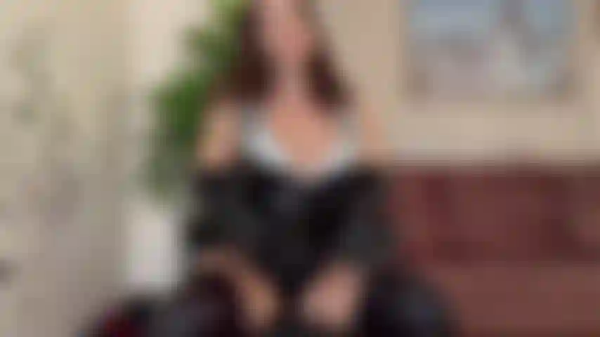 Bending in latex, topless, jerk off instruction.