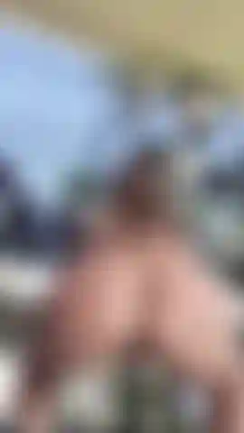 Naked fitness outside. Squats, lunges, handweights, 2025.