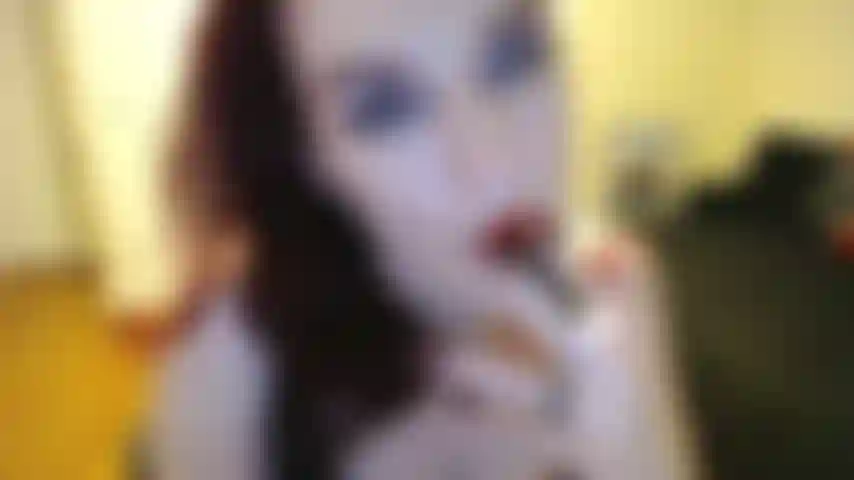 Smoke& Stroke for Jenn : My sub just  simply can not resist My smoke filled red lips. It's time to smoke and stroke for your Goddess. I'm topless in sexy Leather encouraging you to obey My commands.