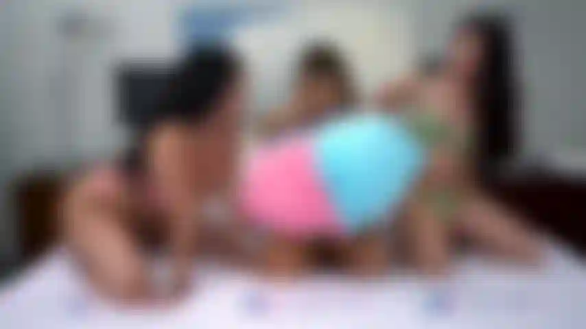 Bootylicious - Jane Wilde, Mona Azar, Gia Derza Big Booty Pornstars Riding Strap On Like Crazy On Live Cam Show