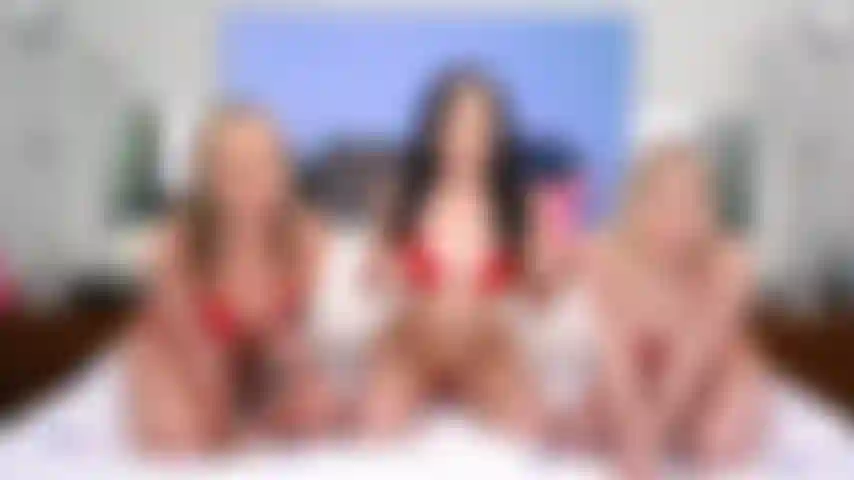 Helping Each Other Masturbate On Live Cam All-Girl Threesome