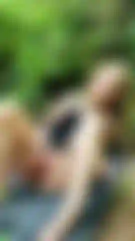 Wet play in the woods