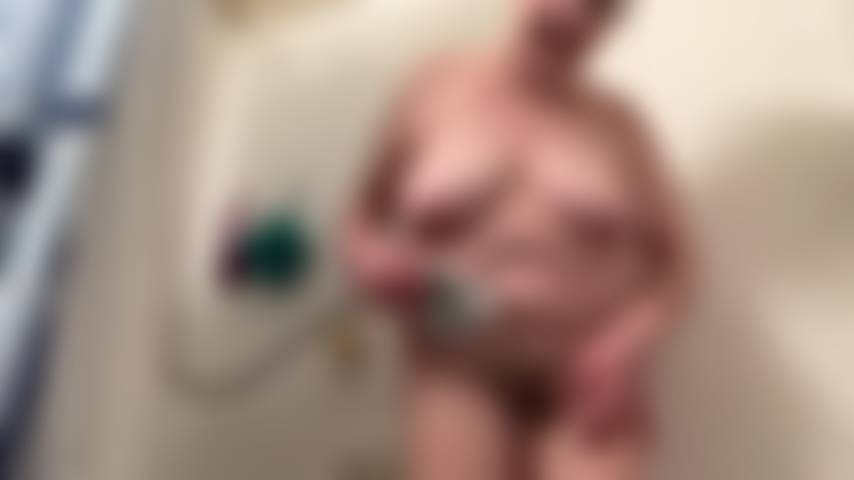 Spraying_And_Washing_My_Hairy_Pussy_In_Shower
