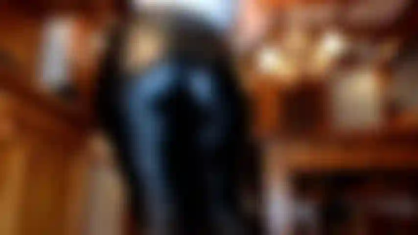 Leather ass.. then a better view #leather #nylon #ass