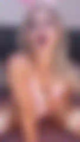 Bunny outfit riding dildo and doggy, with BJ