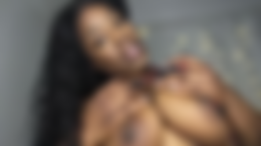 Oily boobs worshipping.