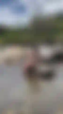 Naked in the river... my most public and exciting escapade