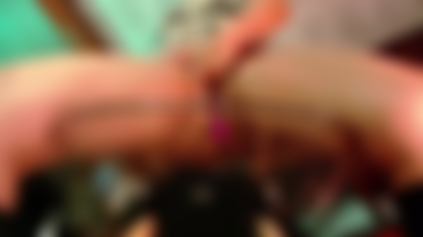 Spying under the chair.