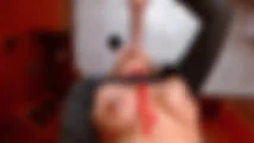 How does your dick look in my throat?