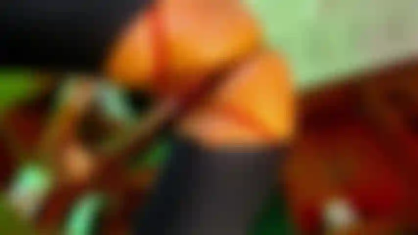 Play dildo in the kitchen