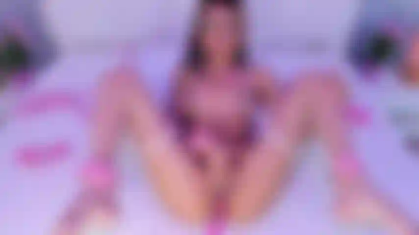 submissive playing with her clitoris and wet pussy