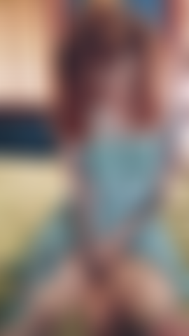 Blue Dress Pigtails 2022 Video Pale Tattooed Redhead Alt Girl with Pigtails Blue Dress Masturbating with Vibrator & Clit Stimulator