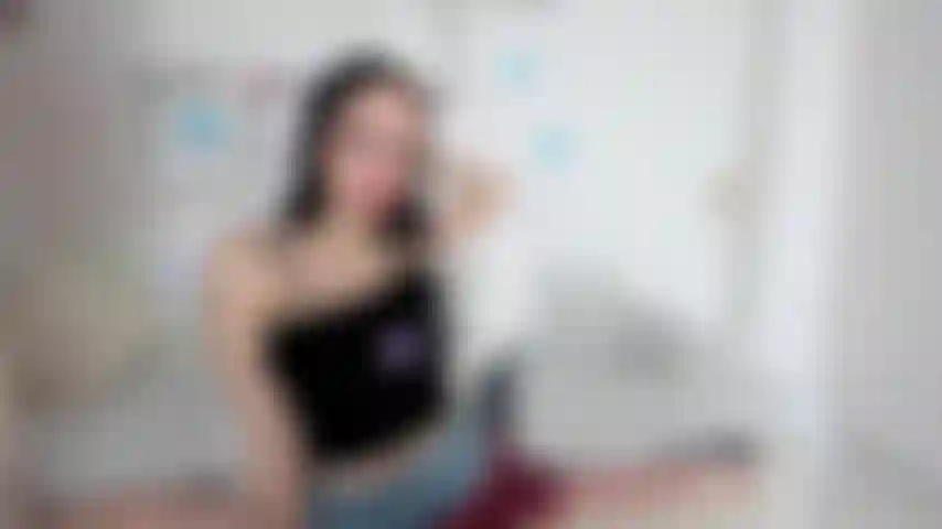 Sexy striptease. Moaning. The naked body