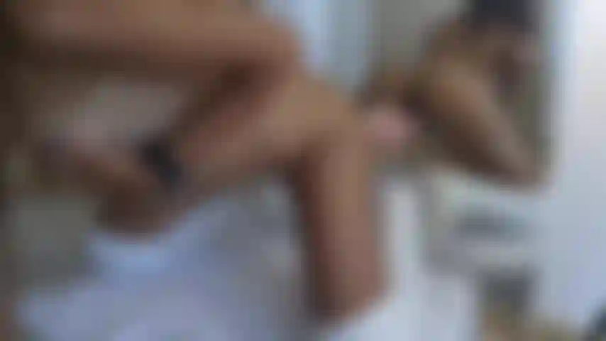 Mirror suction dildo anal