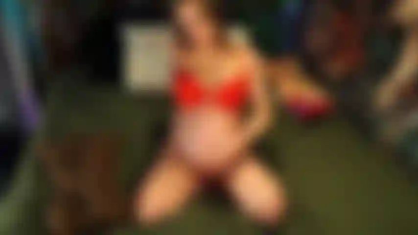 This pregnant goddess is 27 weeks and insatiable. I worship my thick BBC toy with my mouth, slow and wet, before claiming it with my swollen, aching pussy. I ride it like I own it- belly bouncing, moaning louder with every stroke. You'll beg to take its place.