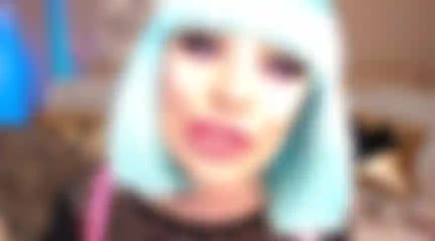 29. NEW VIDEO Teasing with MY NEW FAKE LIPS Shiny Lipgloss lots of AHEGAO Tits Sexy Moaning NO TOYS Licking Fingers