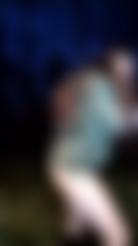 Lingerie in the forest.