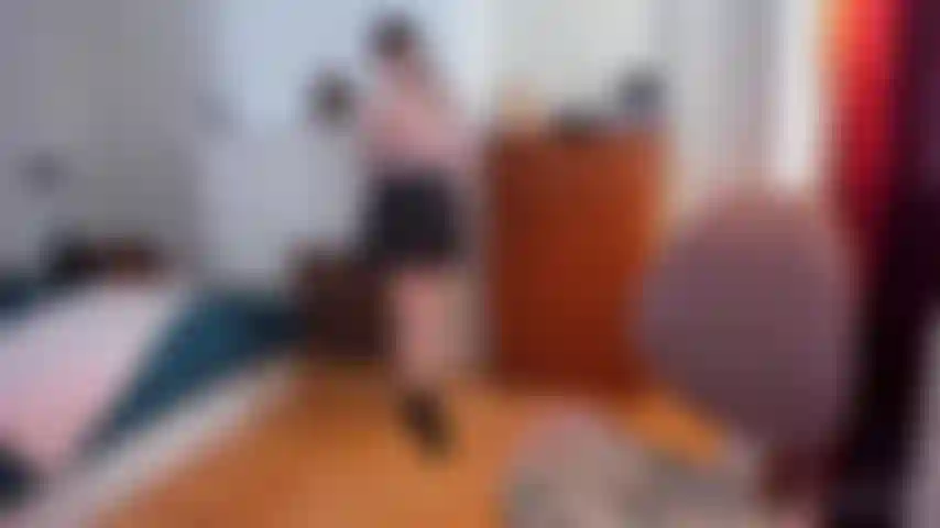 Striptease and Riding a dildo and edging for boyfriend (pet name daddy)