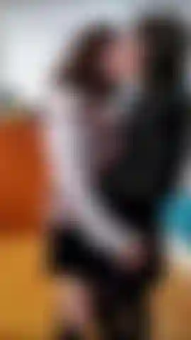 (G/G) Sensual kissing session with my gf wearing bras and skirts