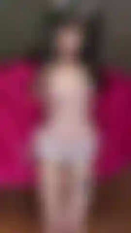 Kawaii girl doing a striptease