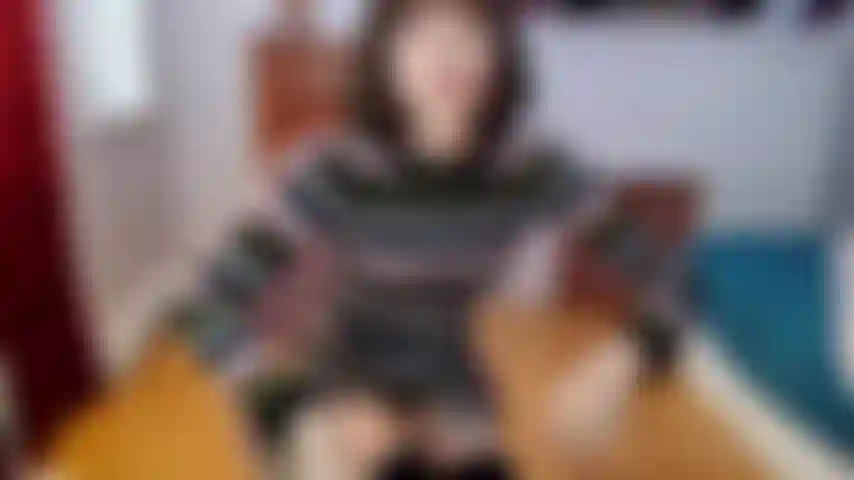 Retro Hairy Girl Fingering Her Wet Pussy