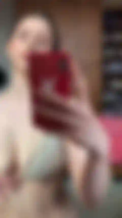 Bouncing & massaging my big tits in my sheer bikini!