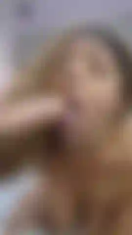 Deepthroat close up with lots of spit.