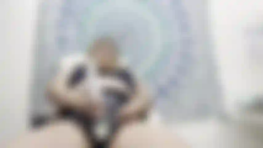 Hitachi orgasm in panties.