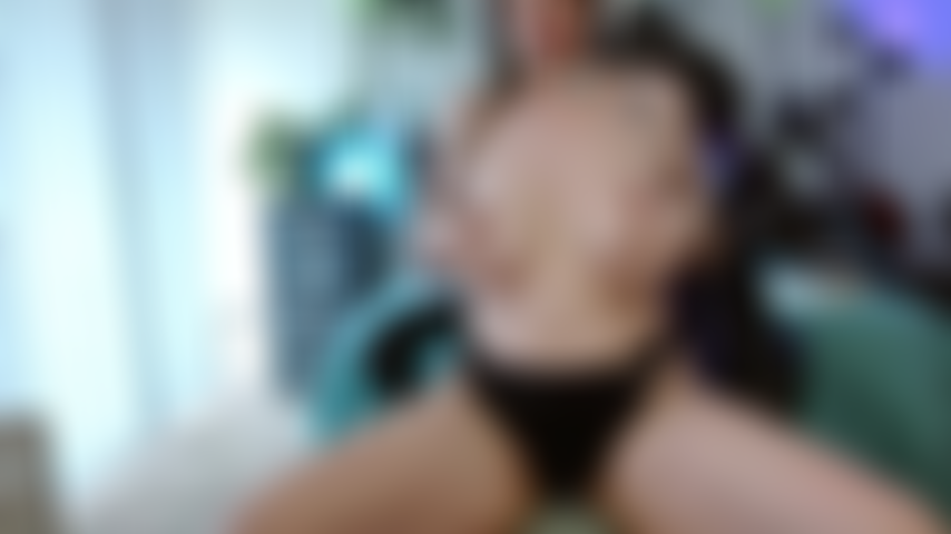 Breeding fantasy dirty talk while a fan controls my vibrator.