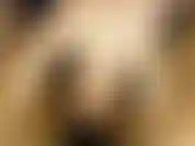 Extreme Close Up Bush in Black Lace Thong
