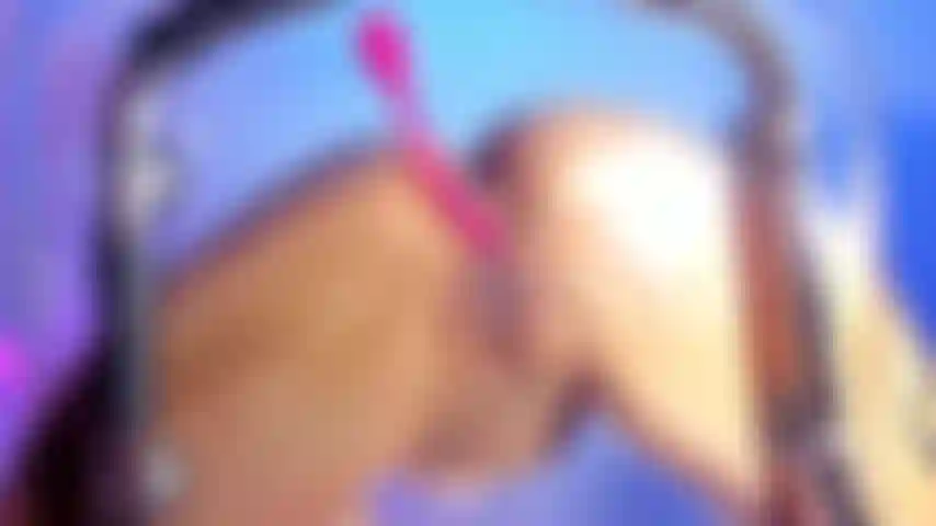 Masturbating my tight pussy with the chair, excellent view.