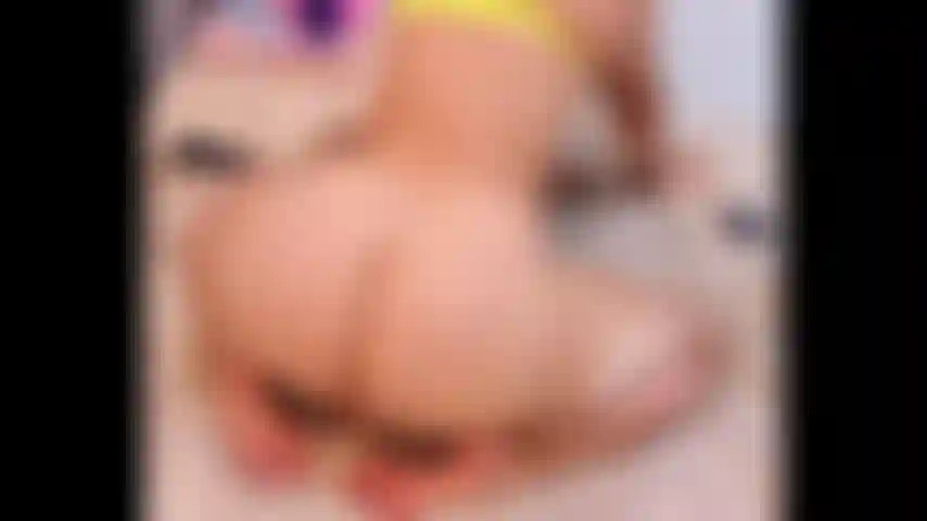 I ride the dildo in close-up