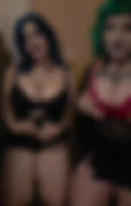 Goth tits , Luna and Millie xox
