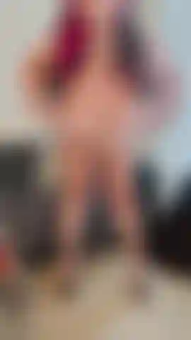 Full side shot of mean girl dom kicking your balls.