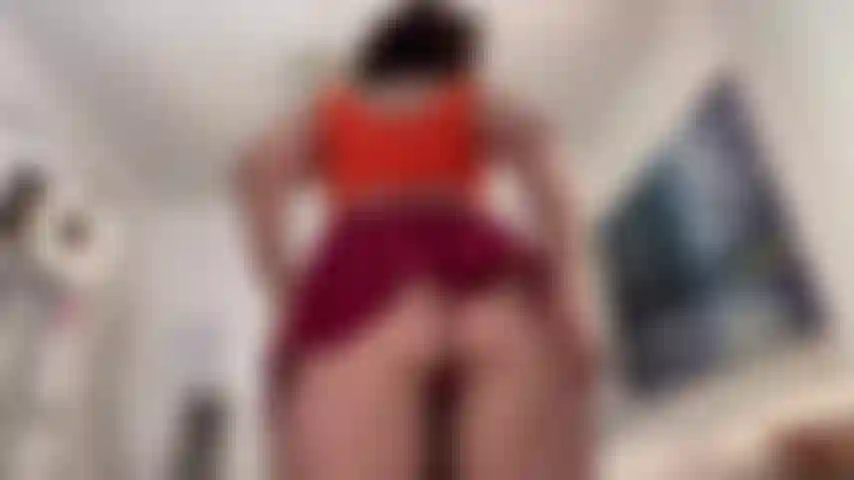 m Velma  Jerk Off Instructions with a cum countdown  Upskirt teasing, dildo pussy, riding