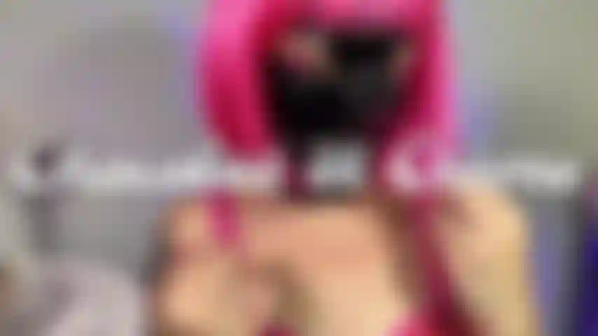 Coco Gives Blowjob in Latex Hood and I Cum on